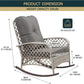 Patio Rattan Rocking Chair