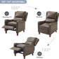 PU Leather Pushback Recliner Chair