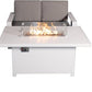 Aluminum Patio Furniture Set with 55.12‘’ Fire Pit Table