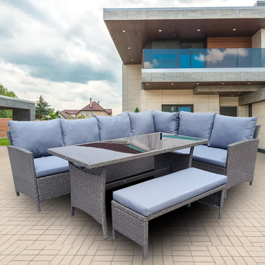 4-Piece Patio Sofa Furniture Set