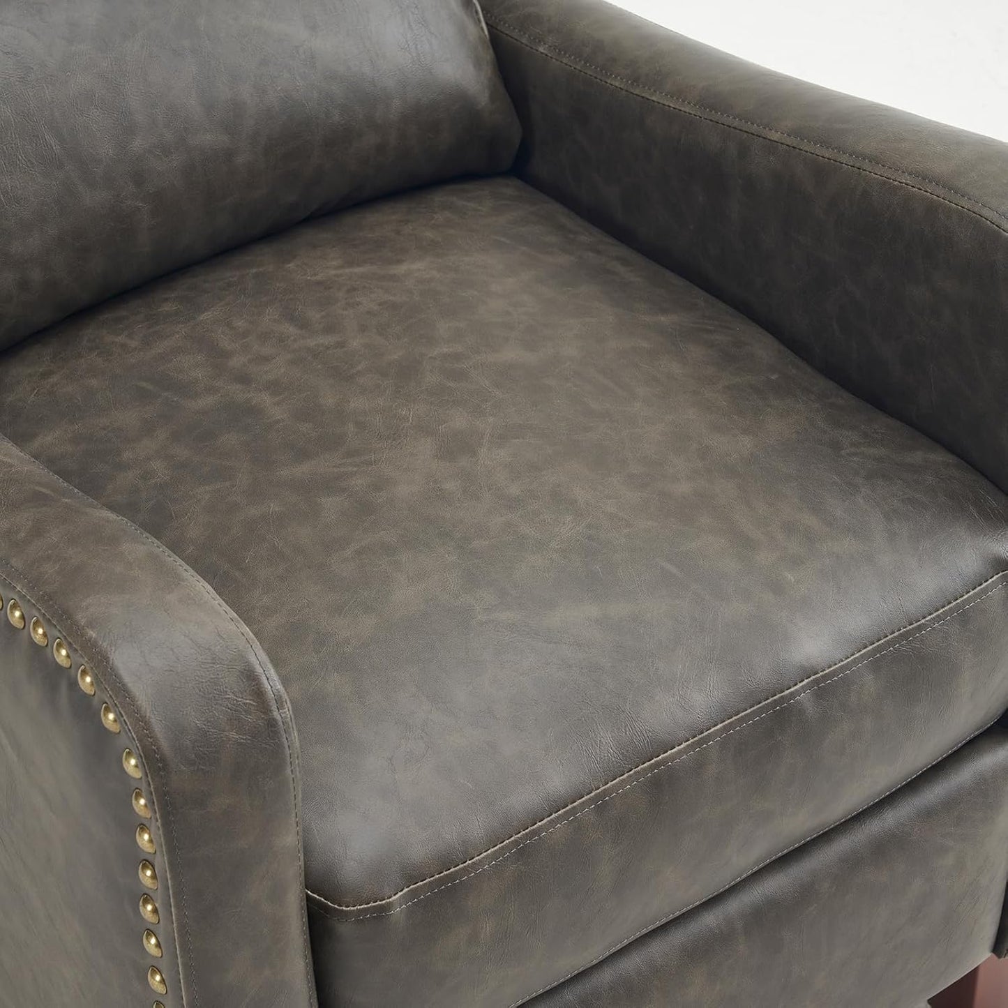 PU Leather Pushback Recliner Chair