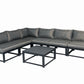 Aluminum Outdoor Sectional Conversation Furniture Set