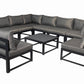 Aluminum Outdoor Sectional Conversation Furniture Set