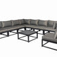 Aluminum Outdoor Sectional Conversation Furniture Set