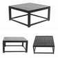 Aluminum Outdoor Sectional Conversation Furniture Set